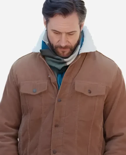 Matt Wells Christmas On The Alpaca Farm Full Sleeves Corduroy Jacket