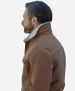 Matt Wells Christmas On The Alpaca Farm Brown Jacket