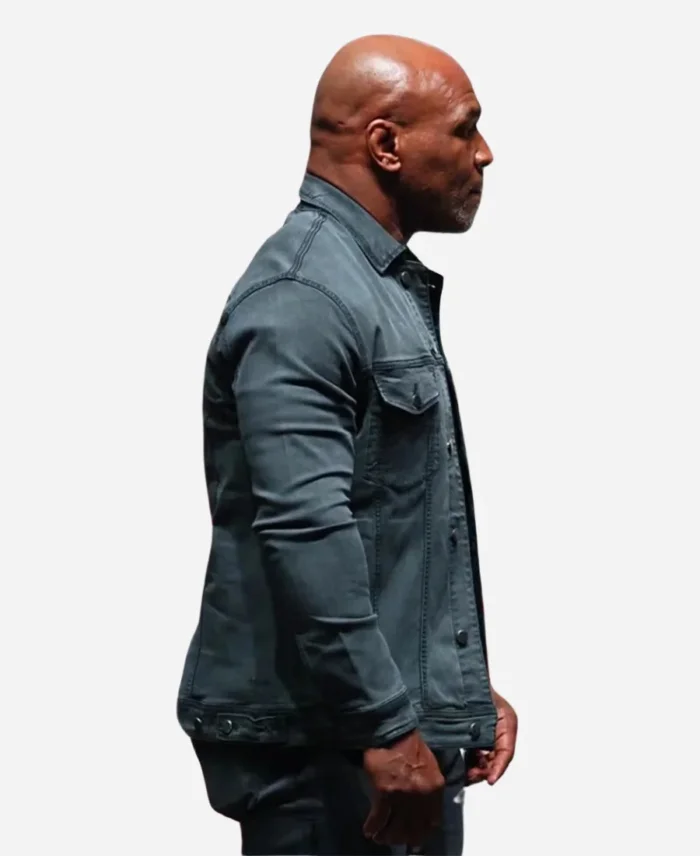 Mike Tyson Grey Jean Denim Jacket