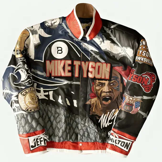 Mike Tyson vs Jake Paul Mike's PreFight Jacket | Iron Mike Jacket