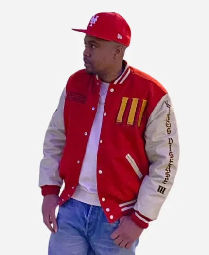 Nas King’s Disease 3 Letterman Varsity Jacket