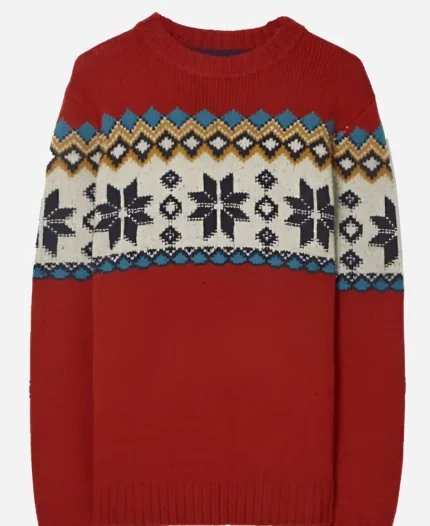Nick Nelson TV Series Heartstopper S03 Kit Connor Christmas Red Sweater