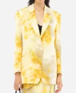 Novi Brown Tv Series Sistas Season 08 Sabrina Hollins Yellow Tie Dye Blazer