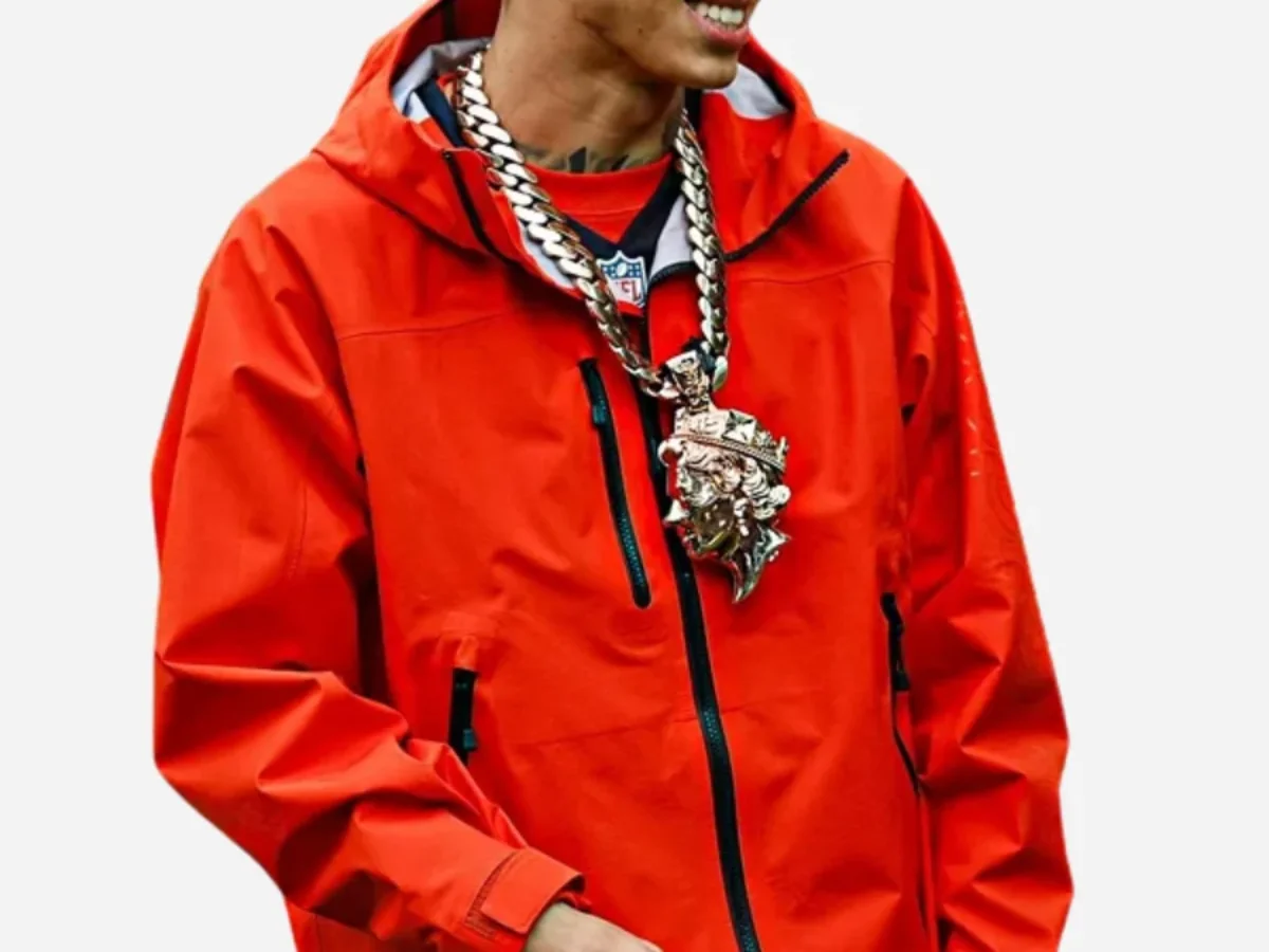Central Cee Orange Supreme Jacket | Central Cee Hooded Jacket