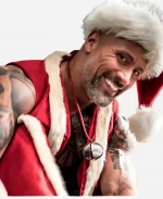Callum Drift Movie Red One 2023 The Rock Dwayne Johnson Christmas Red Vest