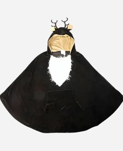 Reindeer Costume Poncho Christmas Adult Full Brown Poncho For Women