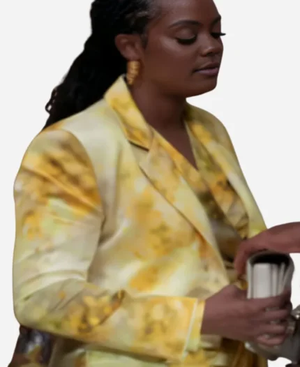 Sabrina Hollins Sistas S08 Yellow Tie Dye Blazer