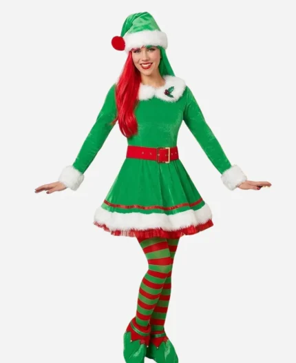 Santa Claus Elf Costume