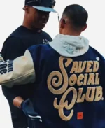 Saved Social Club Daddy Yankee Varsity Bomber Jacket For Sale