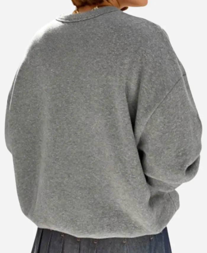 Shrinking S02 Liz Grey Oversized Sweatshirt