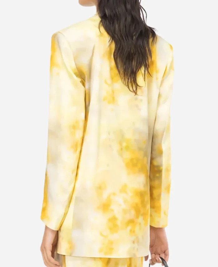 Sistas S08 Sabrina Hollins Yellow Tie Dye Blazer