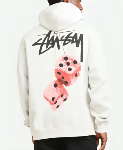 Stussy Dice Hoodie White