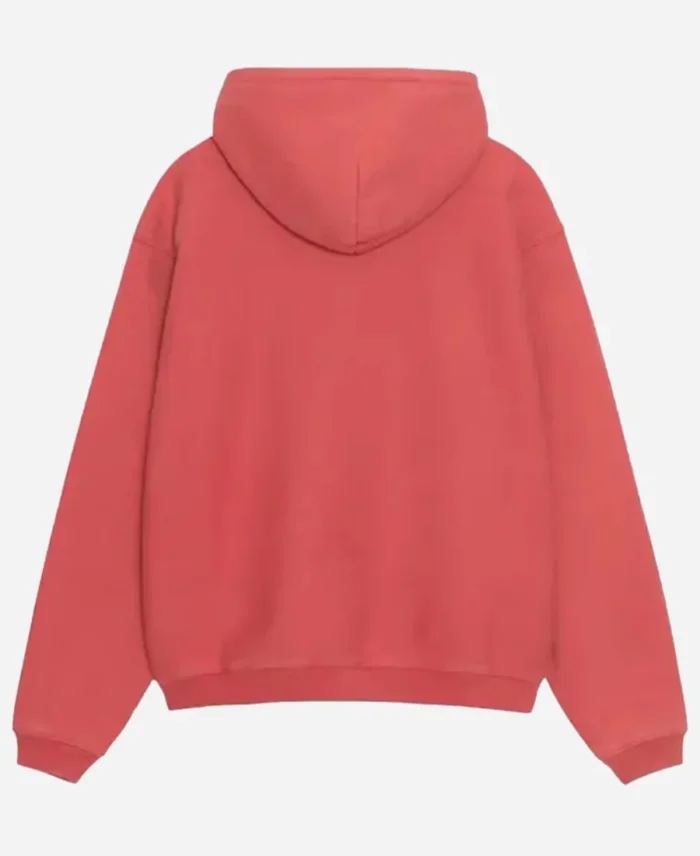 Stussy International Relaxed Red Hoodie