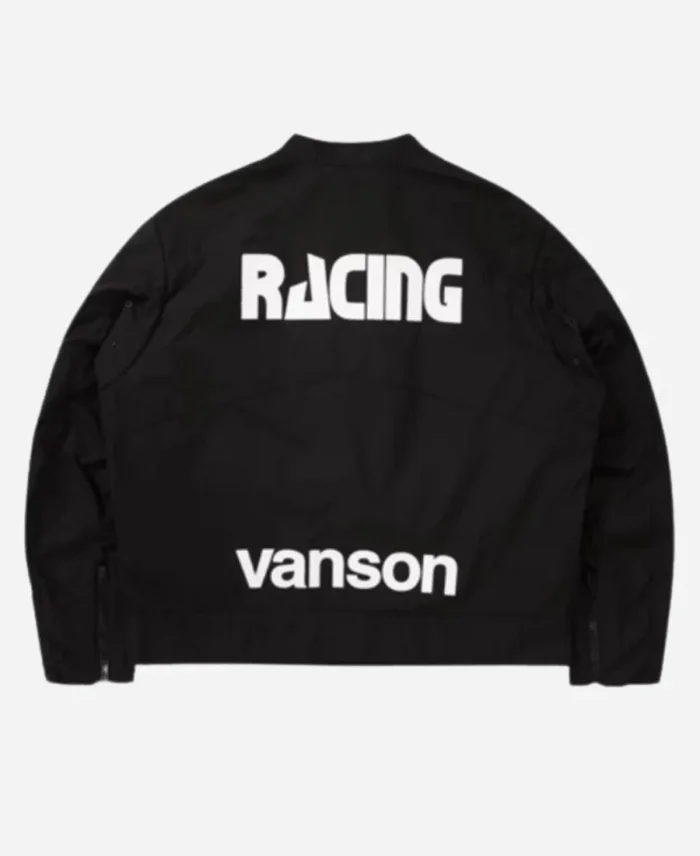 Supreme Vanson Leathers Cordura Black Jacket For Unisex