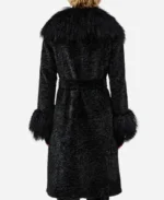 Taylor Swift Poor Things Premiere Black Fur Coat