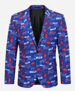 Buffalo Bills Blue Printed Blazer