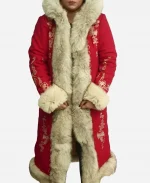The Christmas Chronicles 2 Goldie Hawn Fur Long Coat