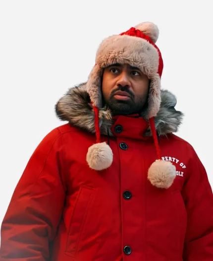 The Santa Clauses S02 Kal Penn Red Hooded Jacket
