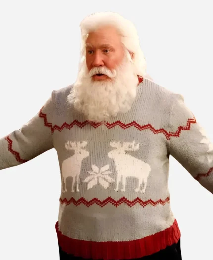 The Santa Clauses Tim Allen Santa Christmas Graphic Printed Sweater