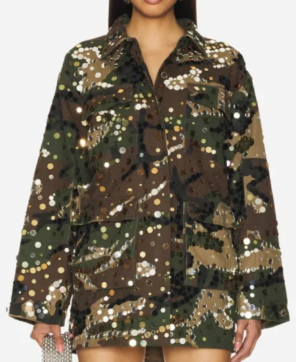 The Voice S26 Gwen Stefani Sequin Camo Jacket