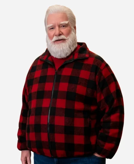 Tim Allen Tv Series The Santa Clauses S02 Red Plaid Jacket