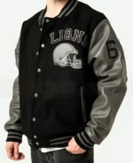 Tom Hardy Venom 2 Eddie Brock Detroit Lions Varsity Jacket