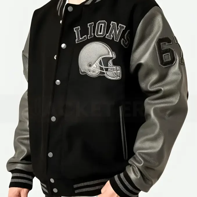 Eddie Brock Detroit Lions Jacket | Tom Hardy Venom 2 Jacket