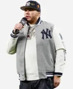 World Series Fat Joe New York Yankees Grey Varsity Jacket