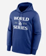 Yankees v Dodgers World Series Dave Roberts Blue Pullover Hoodie For Sale