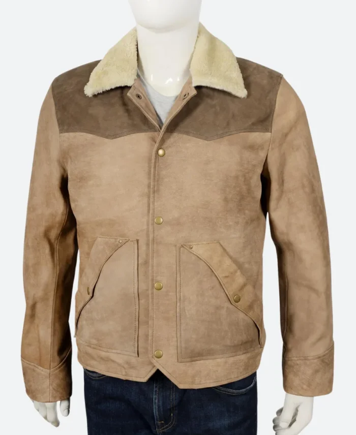 Yellowstone John Dutton Suede Leather Jacket