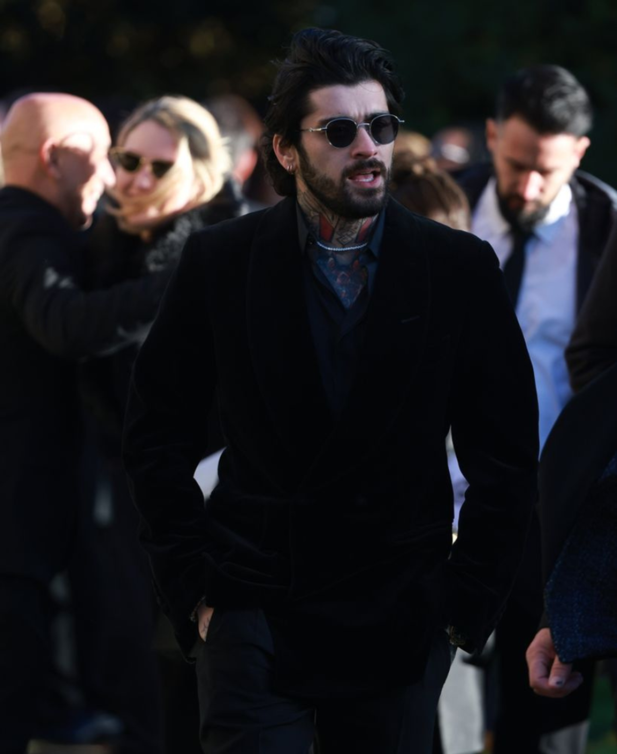 Zayn malik blue blazer hotsell