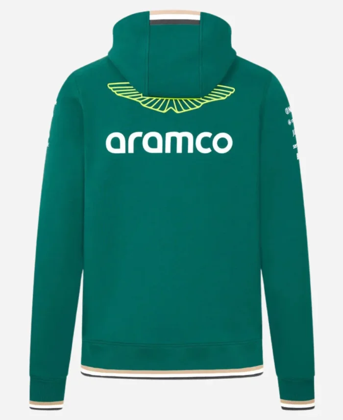 2024 Aston Martin Fernando Alonso F1 Team Green Pullover Hoodie