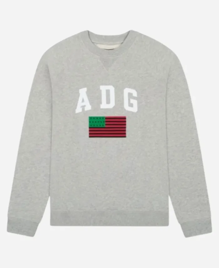 ADG American Flag Grey Sweatshirt