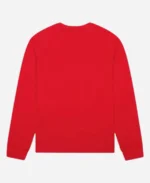 ADG Pan African American Flag Crewneck Red Sweatshirt For Unisex