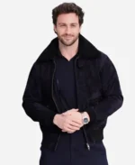 Aaron Taylor Johnson Black Jacket