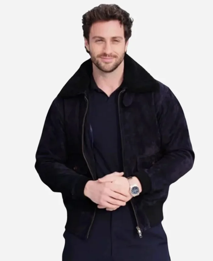 Aaron Taylor Johnson Black Jacket