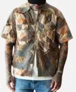 Adam Goldberg Tv Series The Equalizer Season 05 Harry Keshegian Patchwork Print Shirt