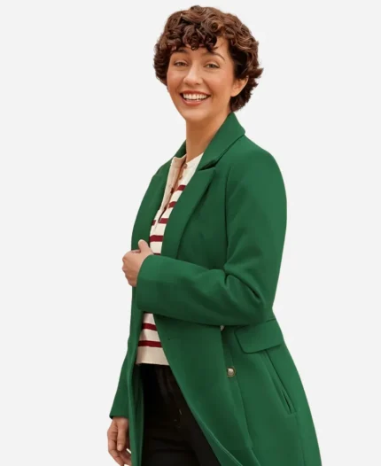 Alice The 5-Year Christmas Party Katie Findlay Wool Trench Coat