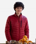 Alice The 5-Year Christmas Party Katie Findlay Red Puffer Jacket
