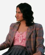 Amrit Kaur The Sex Lives of College Girls S03 Plaid Blazer