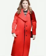 Anna Kendrick Love Life Red Trench Coat