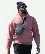 Anthony Davis Pink Pullover Hoodie