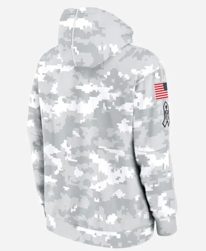 Atlanta Falcons Salute To Service Camo 2024 Hoodie