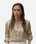 Autumn Reeser Movie Junebug 2024 Striped Shirt 