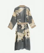 Beauty in Black Crystle Stewart Printed Robe