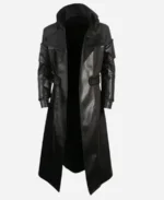 Bill Skarsgard  Movie The Crow 2024 Eric Draven Black Trench Coat