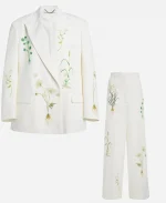 Blake Lively London White Floral Suit
