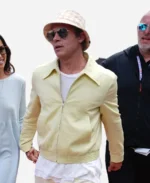 Brad Pitt F1 British Grand Prix Yellow Jacket