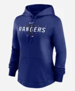 Bruce Bochy MBL Texas Rangers Blue Pullover Hoodie