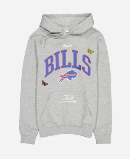 Buffalo Bills FELT Grey Hoodie